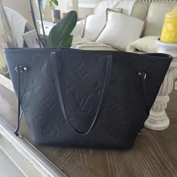 LOUIS VUITTON Neverfull MM tote Monogram Empreinte. - Picture 2 of 8